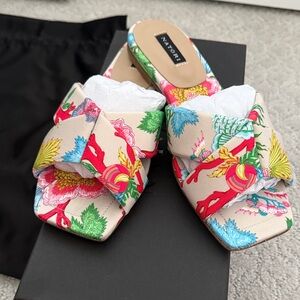 Natori Vitta Hinami Print Natural Slides *NEW*